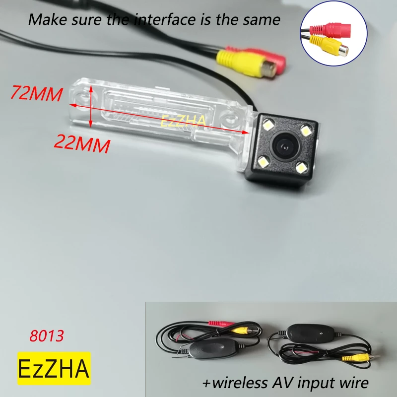

Автомобильная камера заднего вида для Volkswagen VW Caddy Jetta Sagitar Passat B5 B6 Touran Golf Plus T5 Transporter