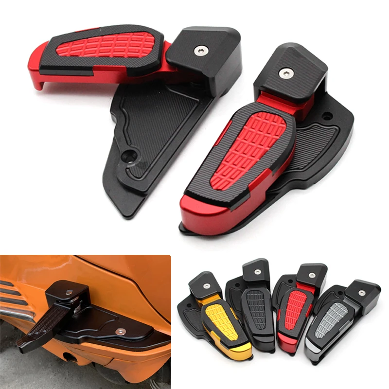 

Motorcycle Rear Passenger Foot Peg Steps FootBoards CNC Foldable Foot Pedal for Primavera Sprint 150 2013-2023