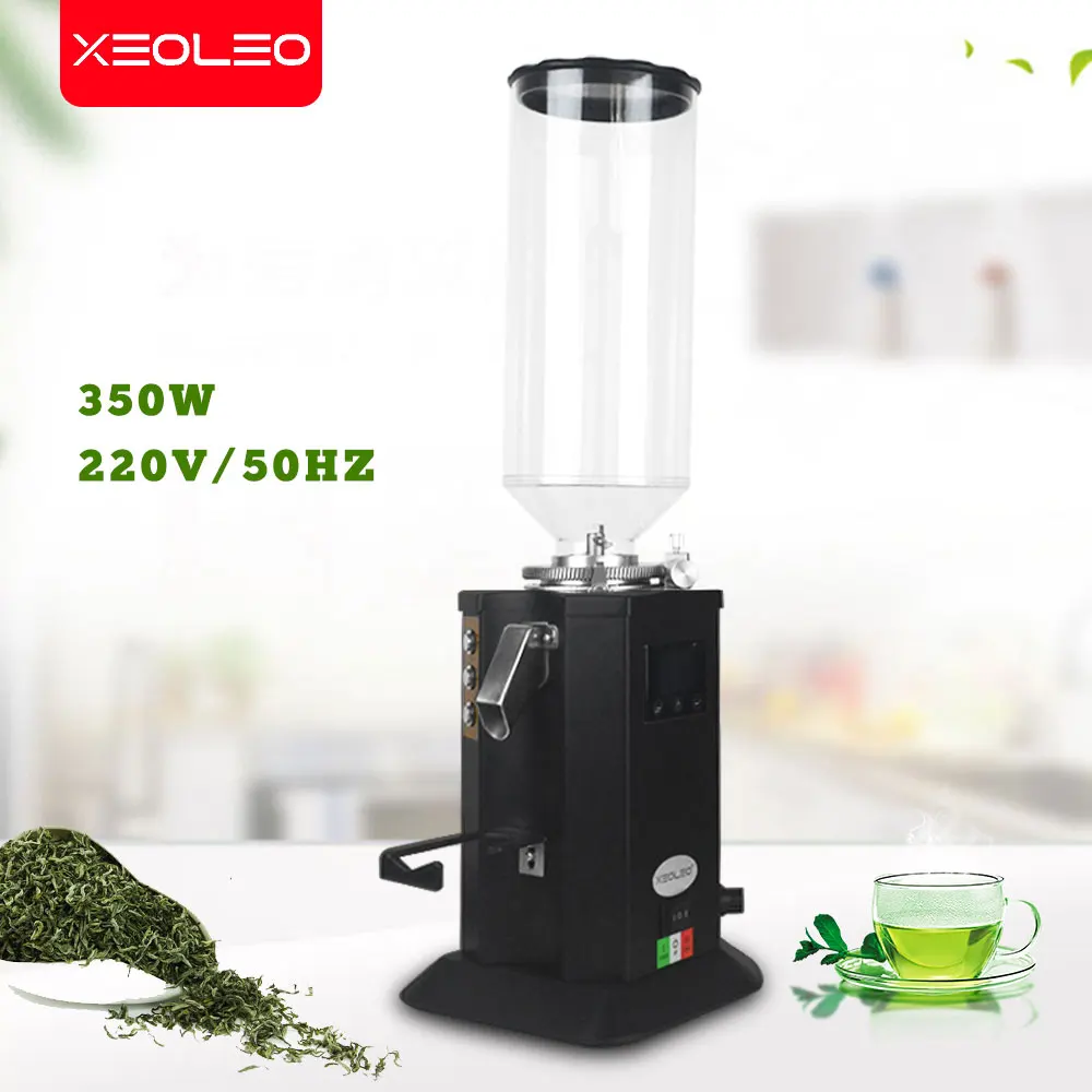 XEOLEO 9L Tea milling machine 200W Matcha grinder Automatic Electric Grinding tea machine Commercial Miller Black/White 110/220V