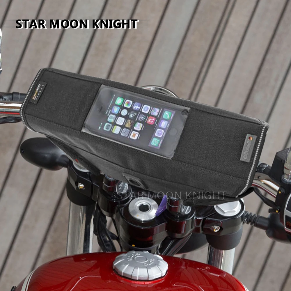 

Storage Handlebar bag Travel Tool bag For Moto Guzzi V100 Mandello V9 Roamer V7 III Stone Motorcycle Accessories Waterproof Bag