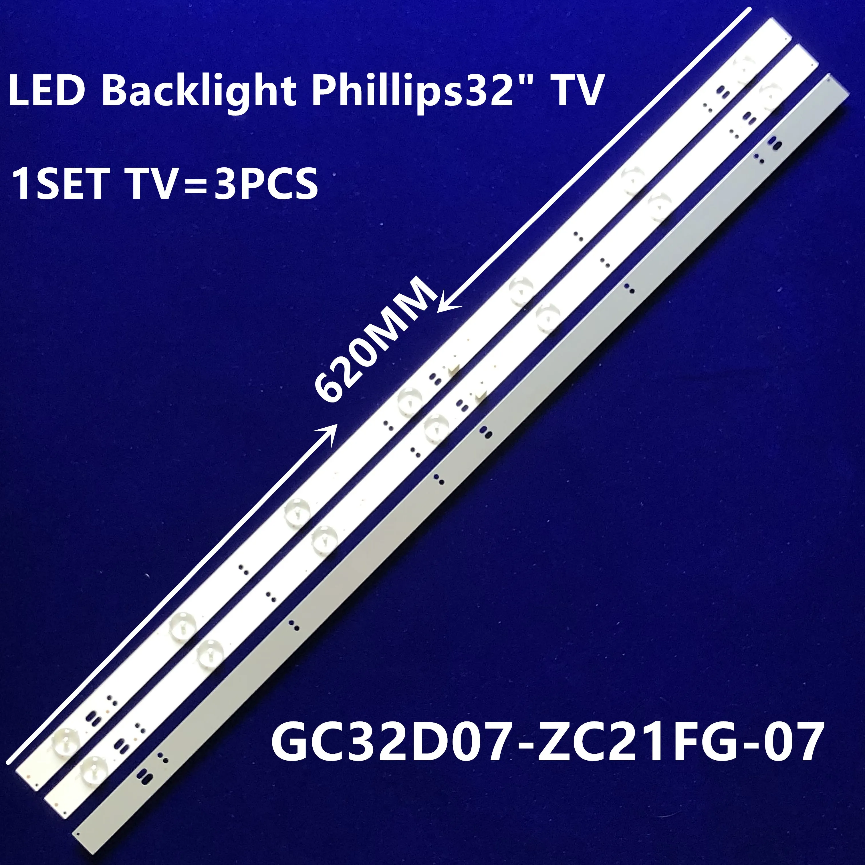 

New 3 PCS 7LED LED backlight strip for 32PHF3559 GC32D07-ZC21FG-09 07 GC30D07 GC32D07-ZC14FG-07 303GC315036 303GC320036