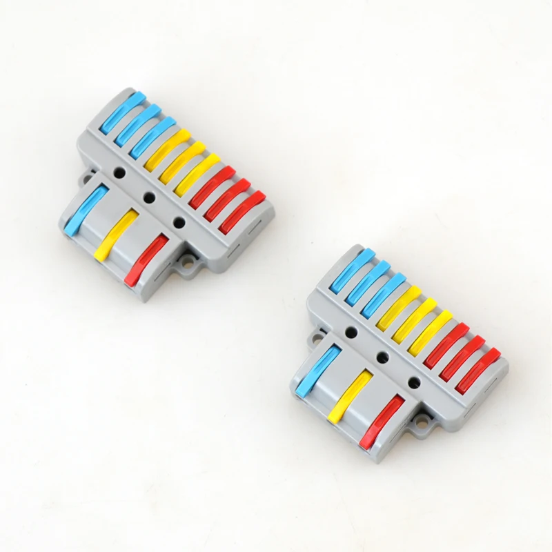 5/10/30/50PCS Quick Wire Connector Mini Universal Wiring Cable Connectors Push-in Conductor Terminal Block Electrical Splitter