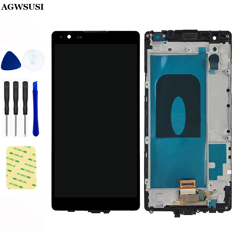 For LG X Power LG-F750K F750K LS755 LCD Display Monitor Panel + Touch Screen Digitizer Sensor Assembly with Frame Replacement