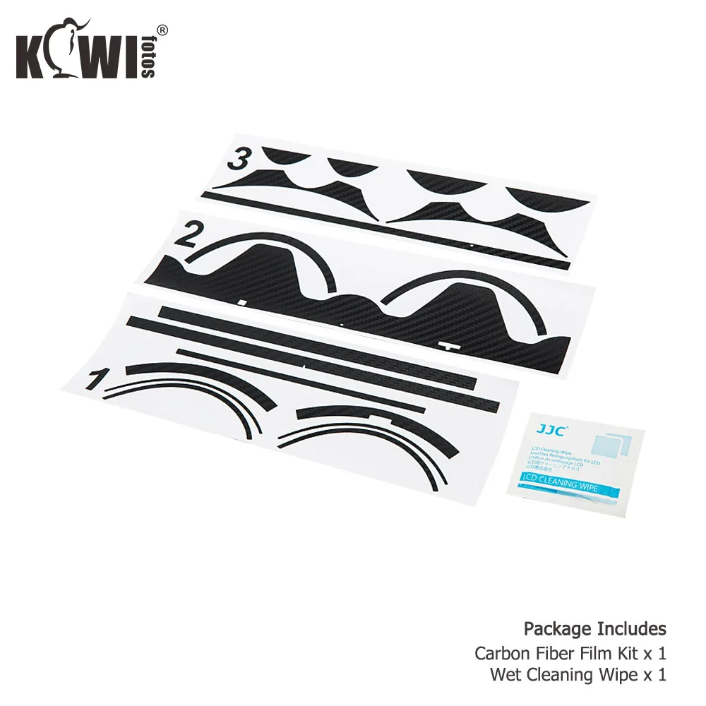 Anti-Scratch-und Objektiv Haube Abdeckung Haut Film für Fujifilm XF 23mm F 1,4 R Objektiv & LH-XF23 Objektiv Haube 3M Aufkleber Carbon Fiber