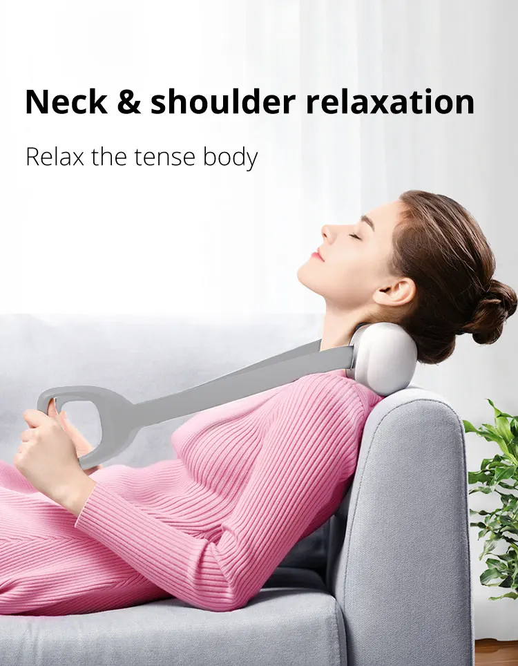 

Electric Infrared Heated Kneading Back and Neck Massager Pain Relief Tool Health Care Relaxation Home Car U Shape