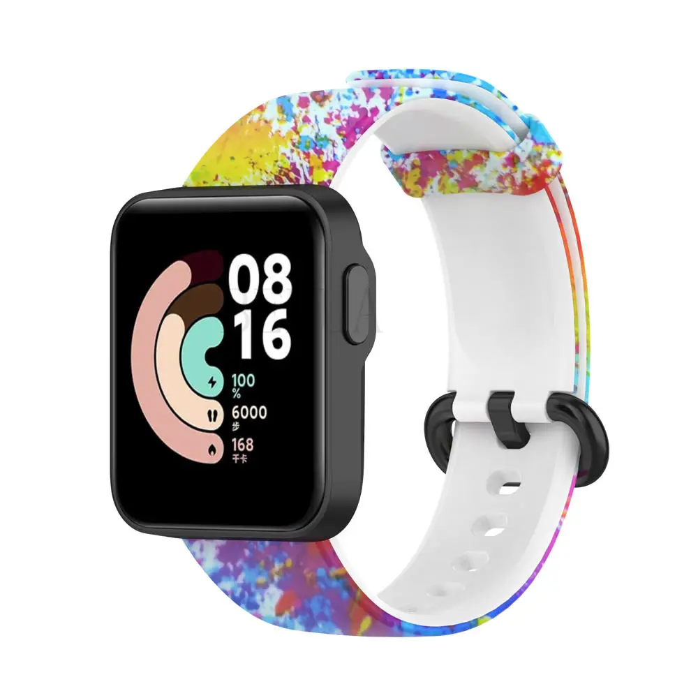 Correa de silicona para XiaoMi Mi Watch Lite y Redmi Watch 2 Lite, repuesto de pulsera y funda