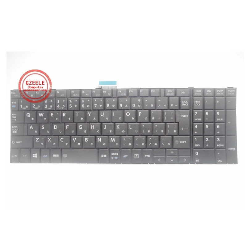 JP Japanese Laptop Keyboard for Toshiba dynabook T553 T554 T653 T654 B373 B374 Black