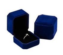 CAOSHI 1 Piece Wedding Engagement Accessories Jewelry Box for Rings/Earrings/Necklaces/Bracelets Velvet Case Valentine Gift