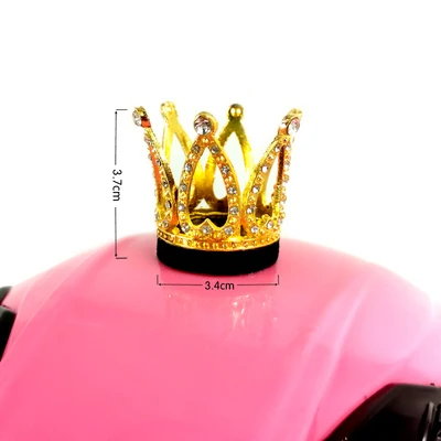 Motorcycle Helmet Crown Decor for Women