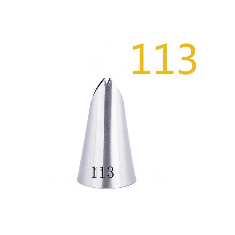 #113 Nozzle Icing Nozzles Piping Tip Pastry Tips Cup Cake Decorating Baking Tools Bakeware Create Leaf Leaves