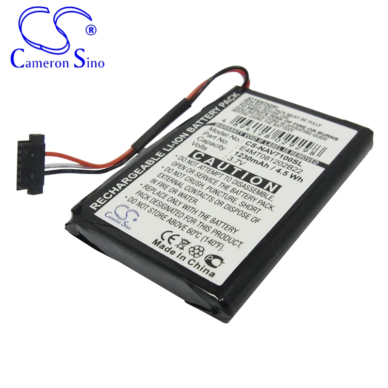 NAVMAN N20 용 CameronSino 배터리, NAVMAN BP/LP1200/11/B0001 MX BP/LP1230/11/A0001U GPS, 네비게이터 배터리 1230mAh 3.70V