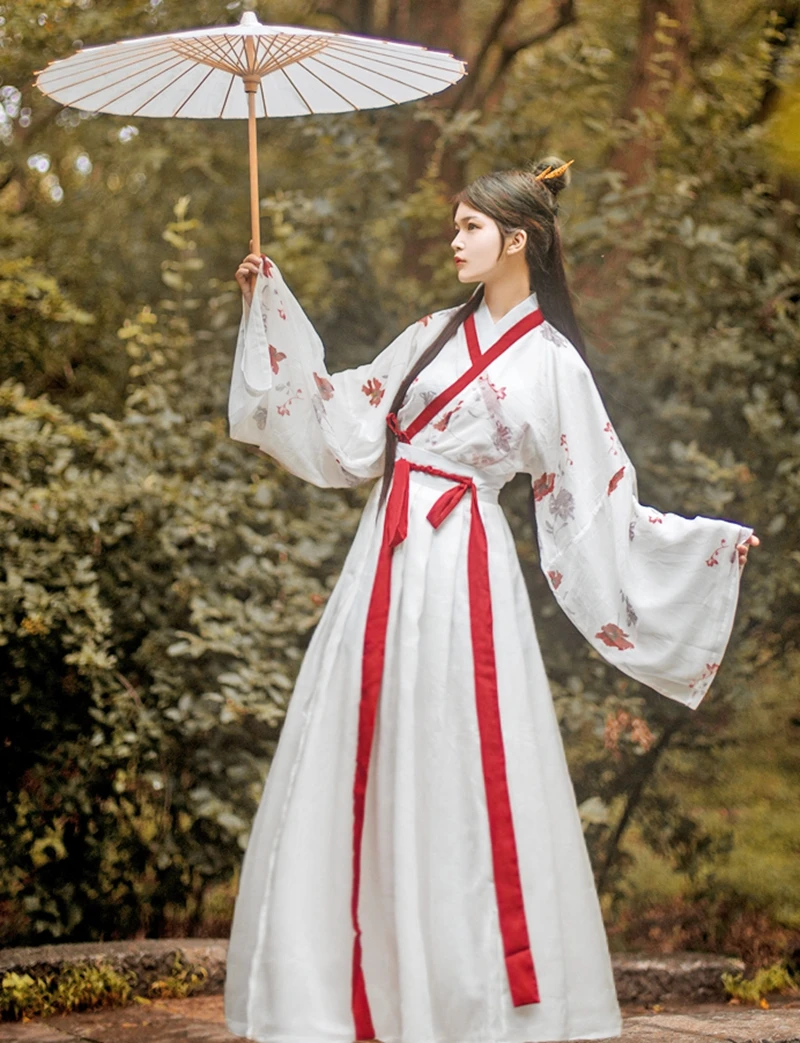 

daily HanfuDress women tang Dynasty Ancient Costumes Chinese Folk Dance Clothes Classical Swordsman Clothing Traditional Cosplay