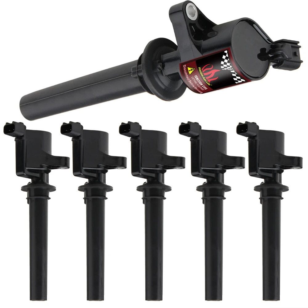 6PCS High Performance Ignition Coil DG500 For Ford Escape Mazda Tribute Mercury C1458 FD-502 1L8Z12029AB 5C1617
