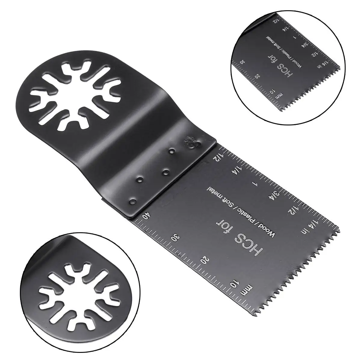34มม.10Pcs Universal ชุดใบมีดหลายตรงขนาด Multitools ตัดไม้เลื่อยใบมีดประแจ