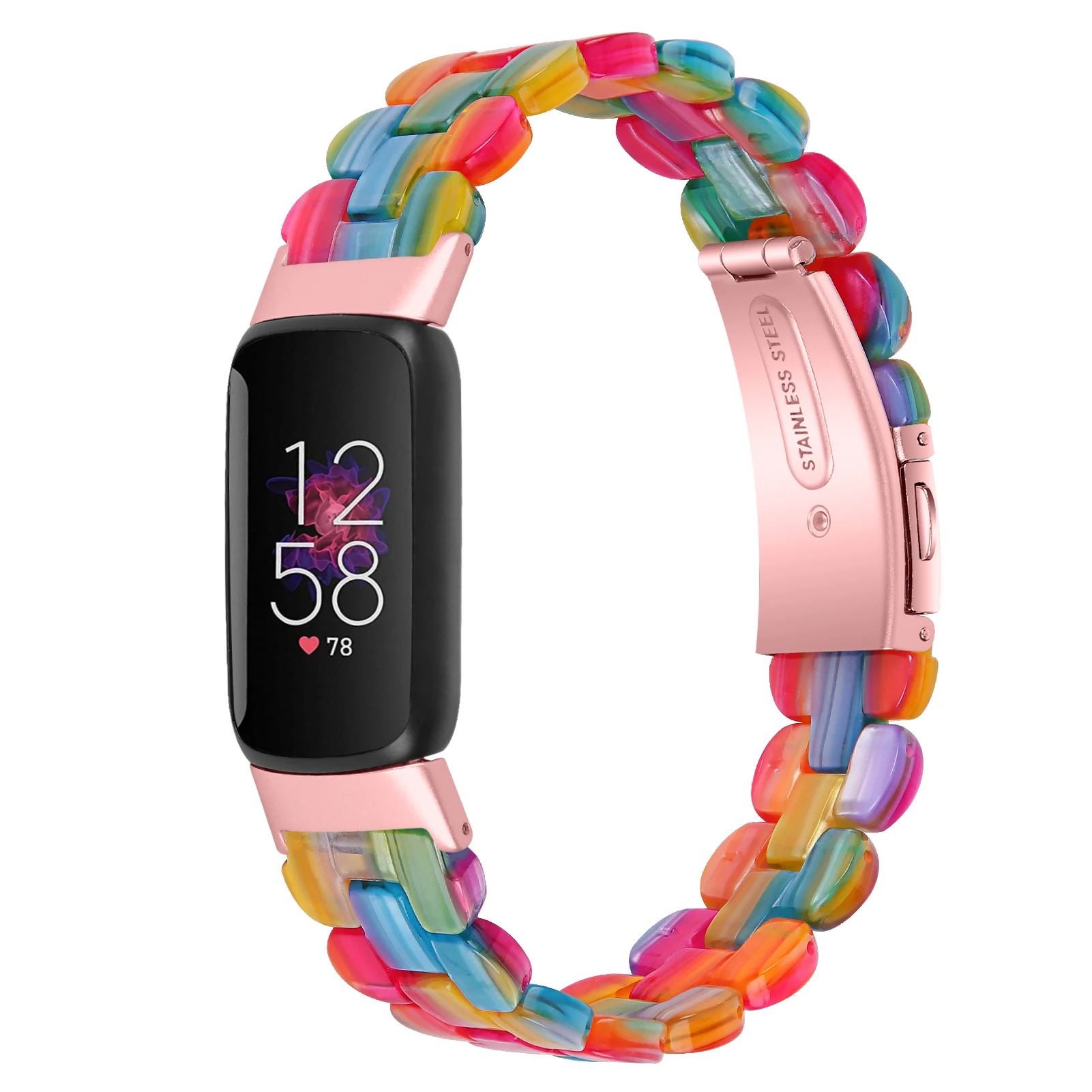 Resin band For Fitbit Luxe Strap Smart Bracelet band Replacement Women Men Watchband for fitbit luxe special edition accessories image 2