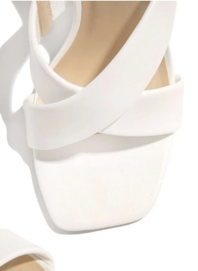 New Brand Women square toe Slipper Summer Outdoor Sandal Slip On Flip Flop Ladies chunky Heel Slides Elegant Women Shoes