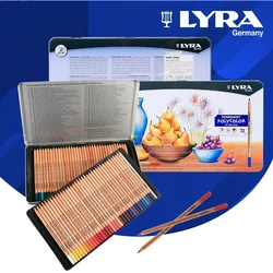 LYRA Wooden Oily Colored Pencils Metal Box Rembrandt Polycolor Drawing Pencil Set Art Supplies for Painting