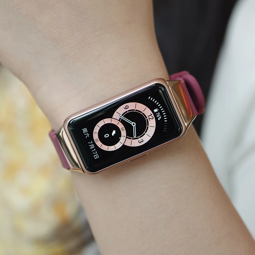 Pulseiras para huawei honor band 6 pulseira inteligente pulseira de substituição pulseira de relógio para huawei banda 6