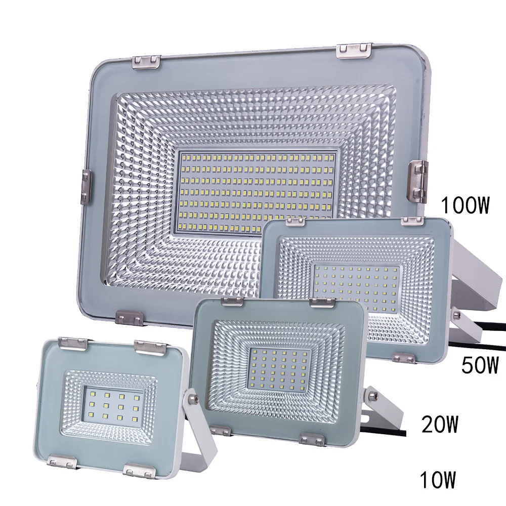 

LED Flood Light Waterproof IP65 10W 20W 30W 50W AC COB LED Floodlight 100W 150W 200W Outdoor Wall Garden LED Lighting