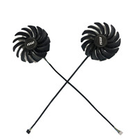 2Pcs/Set,PLD10010B12HH,VGA GPU Cooler,Video Graphics Card Fan,For MSI RTX 3060 3060Ti 3070 VENTUS 2X OC,Replace PLD10010S12HH