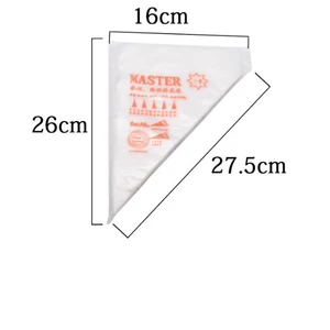 20 Stcs/Los Rohrbeutel Einweg -Eis Fondant Kabel Squeeze Cream Bag Tipps Bags Werkzeuge Kuchen Dessert Verteidiger Gebäck 8 Hauptverkauf Pastellkit - №8