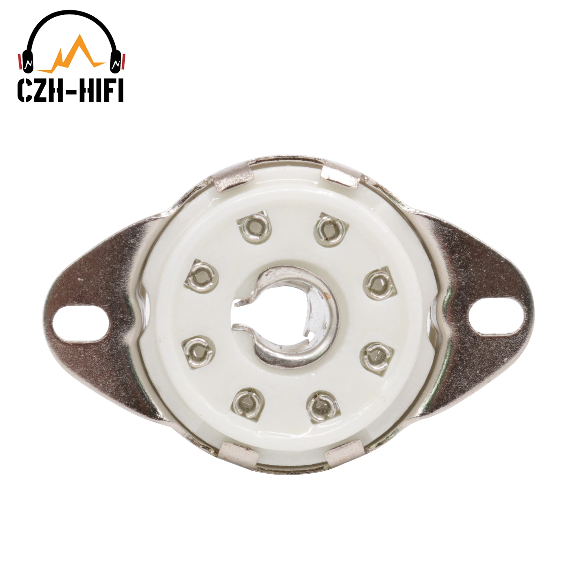 1pc 8-polige Keramik rohr buchse Ventil fuß Power Lampen buchse für 5 b254 c3g 7 n7 ef22 Vintage Audio verstärker DIY Chassis Leiterplatte halterung – Detail 6