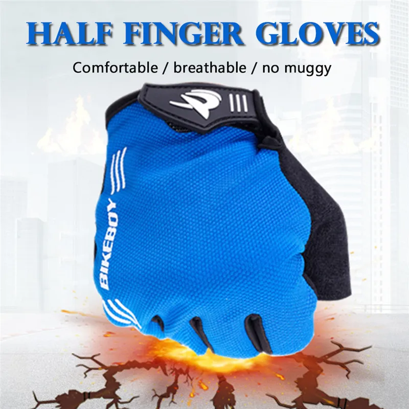 Fingerless Gloves for Bicycle Mtb Bike Riding Cycling Gloves Anti-Slip Mens Motorcycle Driving Glove Airsoft Bicycle Accessories