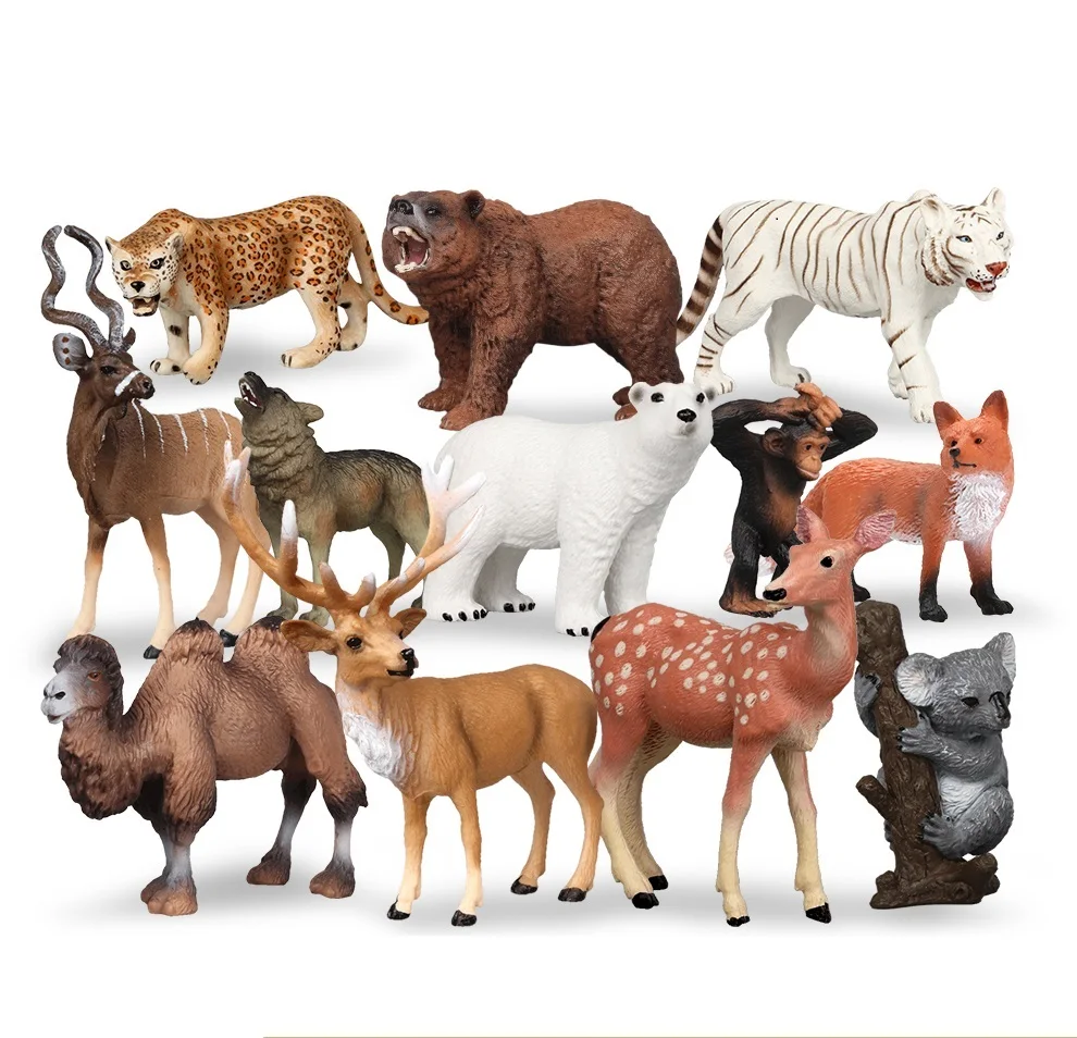 Simulated farm animals model Static Plastic Environmental PVC Cognition decoration children's gift p0552