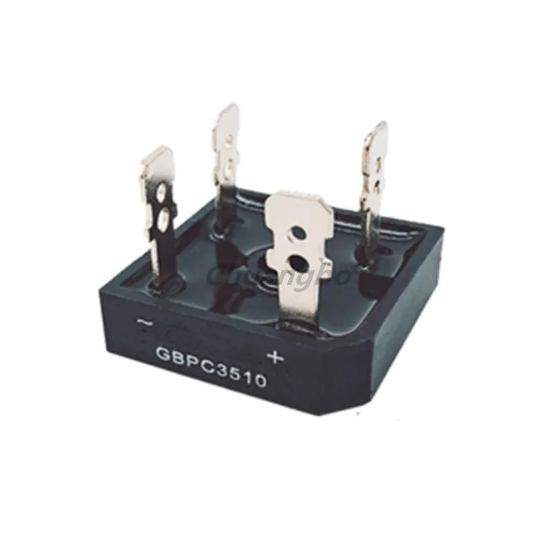 5Pcs GBPC3510 Current 35A1000V GBPC3510 Rectifier สะพานแหล่งจ่ายไฟ Single-Phase Rectifier