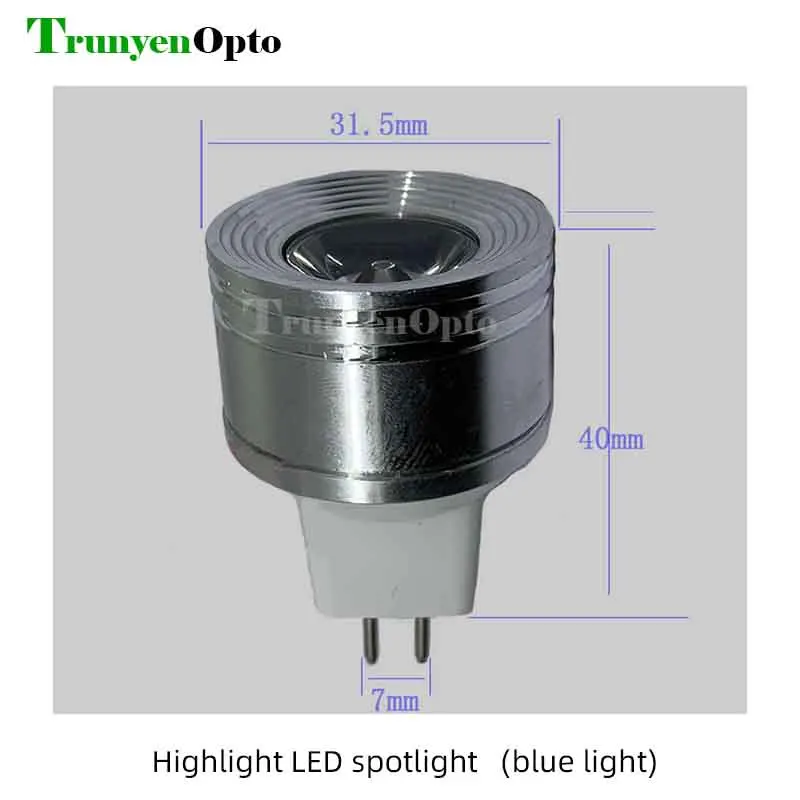 12V LED Spotlight สำหรับเลเซอร์เครื่องเชื่อมเลเซอร์เสริมประหยัดพลังงานไม่ร้อนสีฟ้าและแสงสีขาว