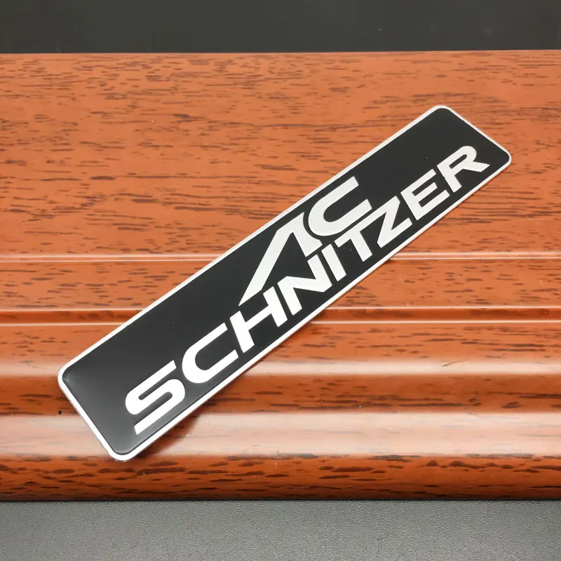 AC aluminum Emblem Sticker For  AC Schnitzer M M3 M5 E46 E39 E36 E34 E90 X1 X3 X5 X6 Auto Accessories