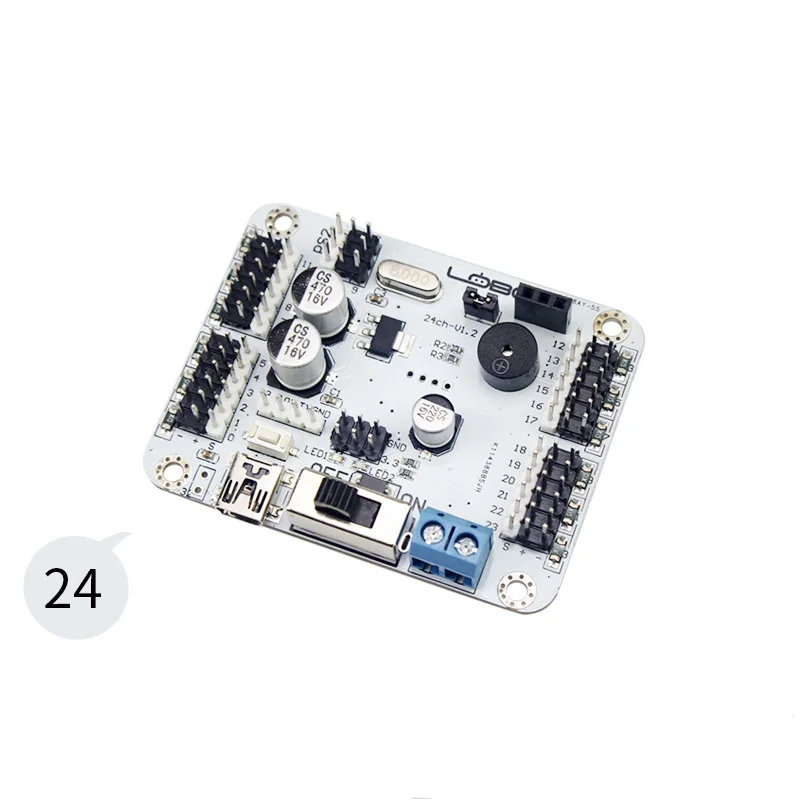 Imagem -06 - Controlador Servo Digital de 24 Canais com 16m de Memória Proteção contra Sobrecorrente Compatível com Arduino