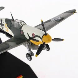1/72 Diecast Military Fighter Bf-109 / Me-109 Airplane Helicopter DIY Home Decor