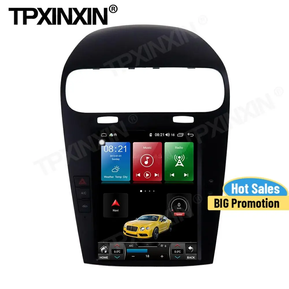 

Автомагнитола 2 Din на Android, 128 ГГц, экран Tesla, стереоприемник для Dodge Journey, GPS-навигация, автомобильный аудиомагнитофон, головное устройство