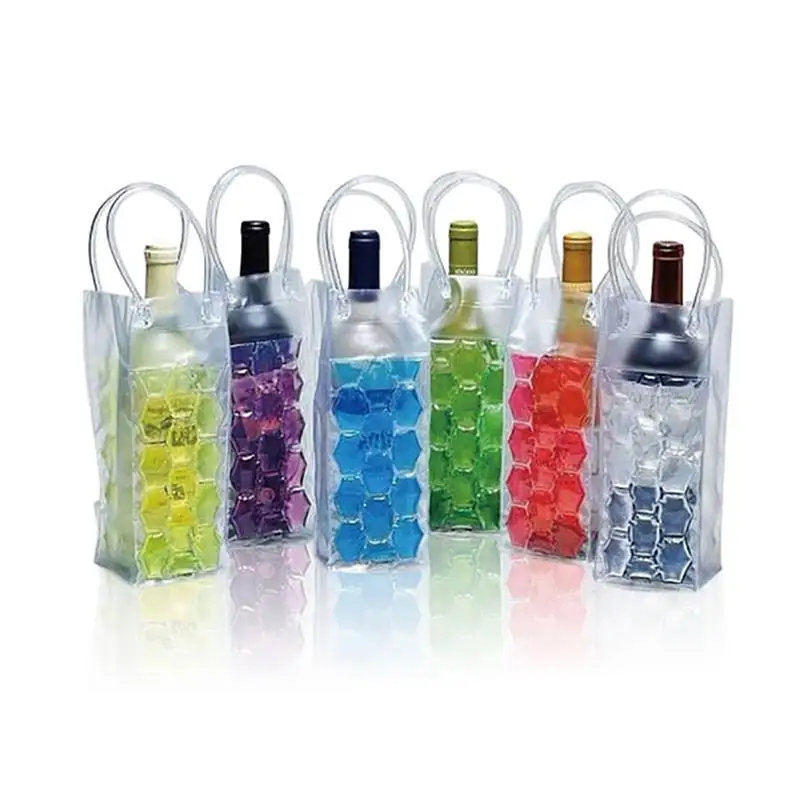 1PC Wine Bottle Freezer Bag Beer Chiller Cooler Bag Ice Cooling Gel Holder Carrier Portable Liquor Ice-Cold Tools &Chillers PVC