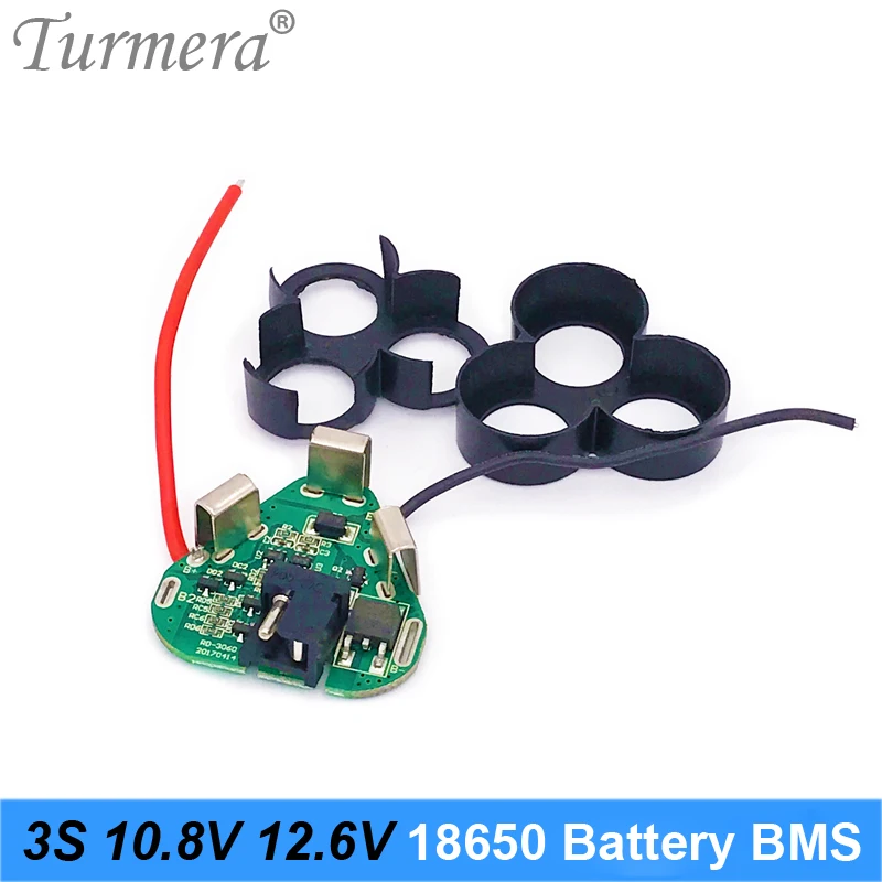 3S 12.6V 10.8V 18650 리튬 배터리 BMS 보호 보드 회로 모듈, 드라이버 배터리 12V 3s 팩 BMS 사용 Turmera