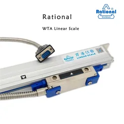 Rational WTA5 Linear Scale 50 100 150 200 250 300 350 400mm 5 Micron Precision Measuring Tools for Lathe Milling Machine