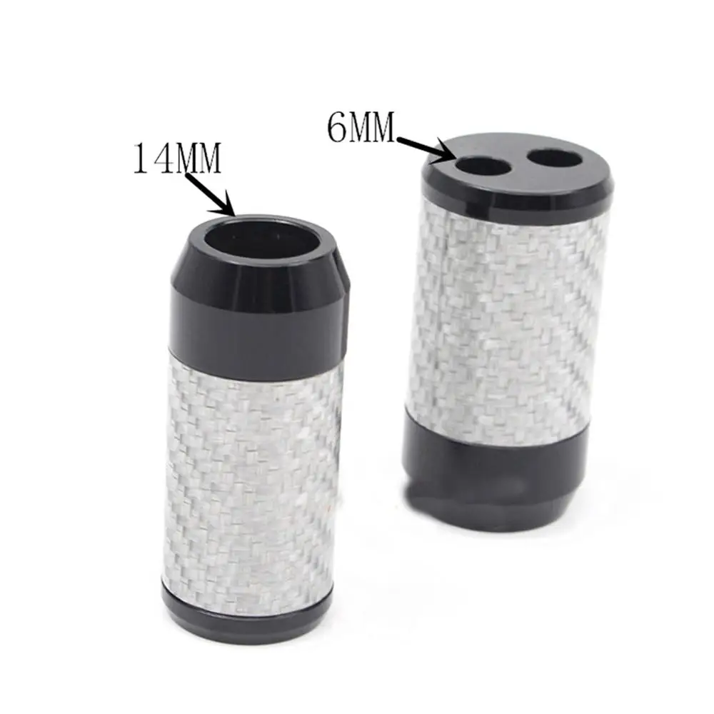 カーボンファイバーとHi-Fiスプリッター,スピーカー,オーディオ電源ケーブル,ワイヤーアダプター,日曜大工,アルミニウム合金,イヤホンコネクター