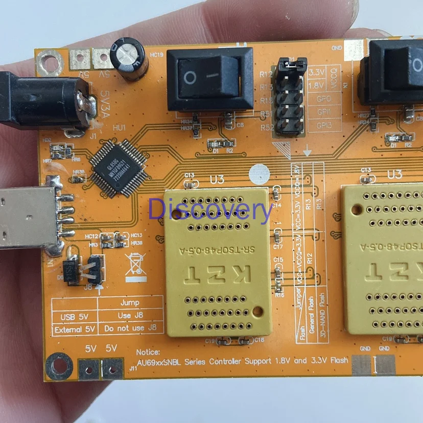 TSOP48 pamięci Flash stojak testowy 1 przeciągnij 4-bit pamięci Flash Test gumka Anguo/SM3267/FC1178 mistrz