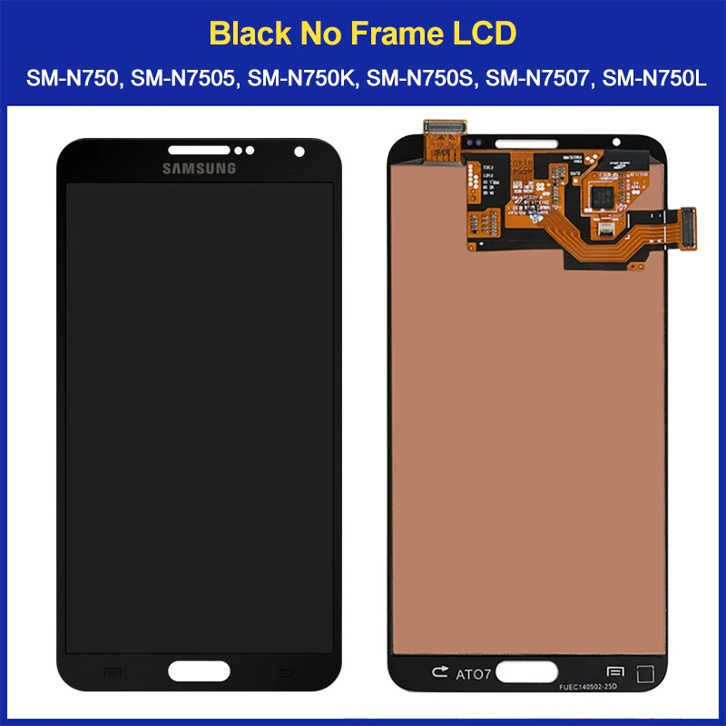 5.5\'\' AMOLED LCD Display For Samsung Galaxy Note 3 Neo mini N7505 SM-N7505 LCD Display Touch Screen Digitizer Assembly