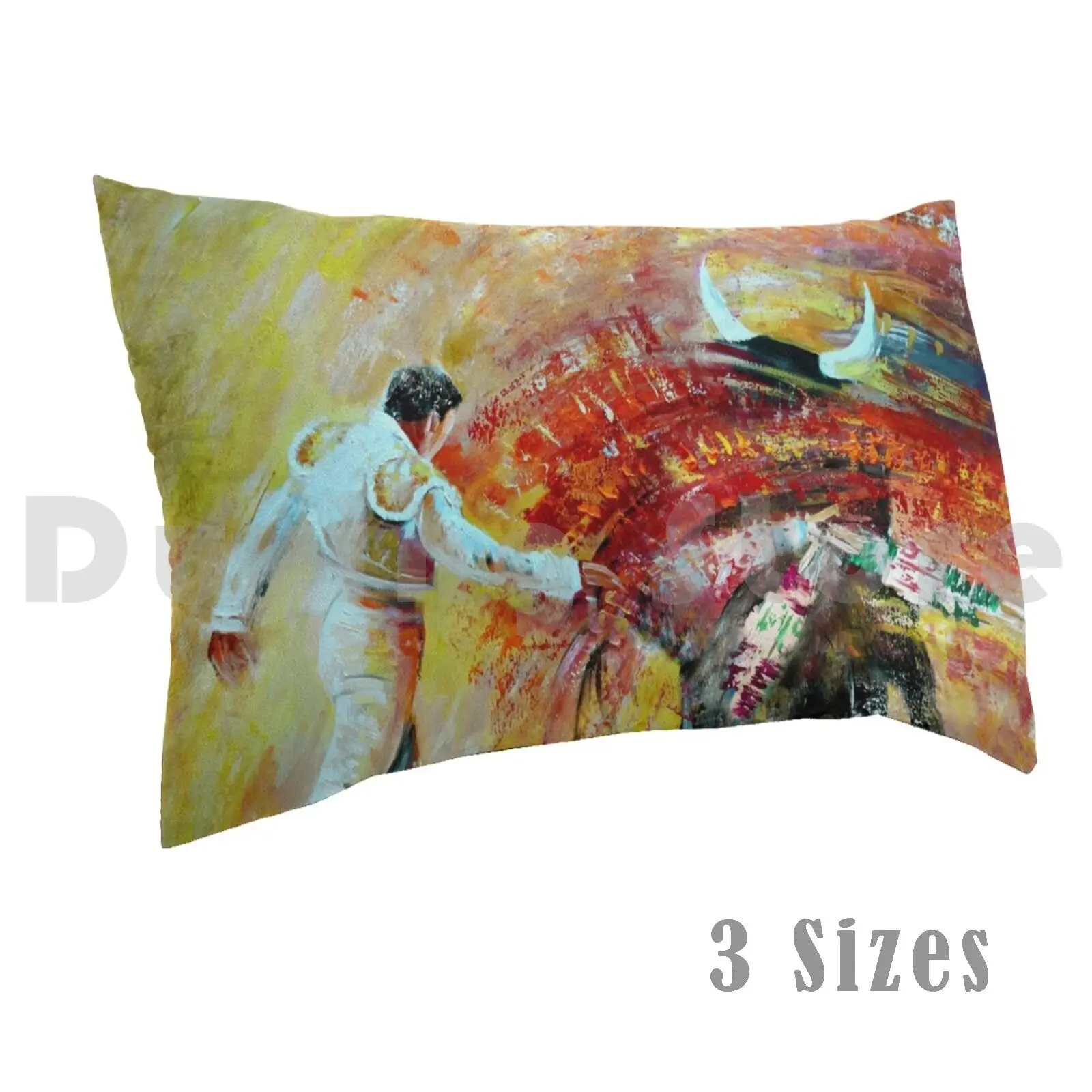 Funda de almohada Salto Mortale Toro Toreo España Cultura Fiesta Cultura Española Corrida Toro