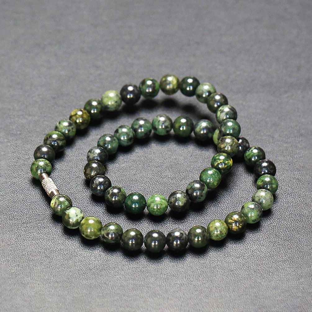 Natural Medicine King Stone Necklace Beaded Neckalce Jade women's Jewelry