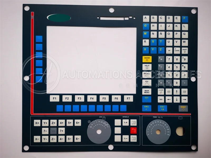 ใหม่ CNC 8055i PLUS-TC-COL-K Key ฟิล์มสวิทช์เหมาะสำหรับ8055i PLUS-T ตัวเลขการควบคุมแผง