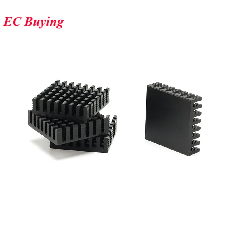 10Pcs/1pc Heatsink 28x28x8mm Radiator Cooler Fan Aluminum 28*28*8mm Heat Sink 28mm*28mm*8mm Metal Slotting For Cooling Fin