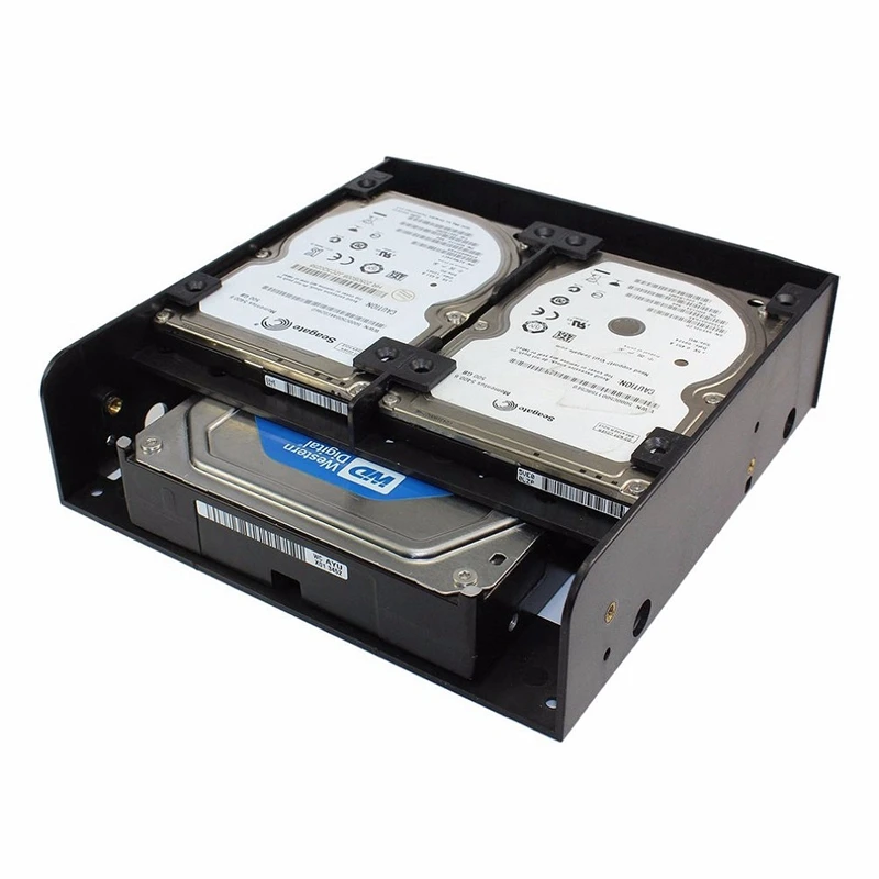 OImaster Multi-funzionale Hard Drive Dispositivo di Conversione Rack Standard Da 5.25 Pollici È Dotato di 2.5 pollici/3.5 pollici HDD vite di montaggio