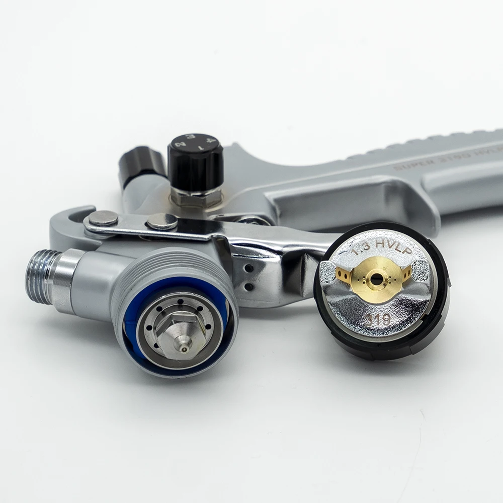Atomization สูง Professional HVLP 319สีสเปรย์ปืนกับถ้วยผสมสำหรับจิตรกรรมรถ Air Spray Gun Airbrush
