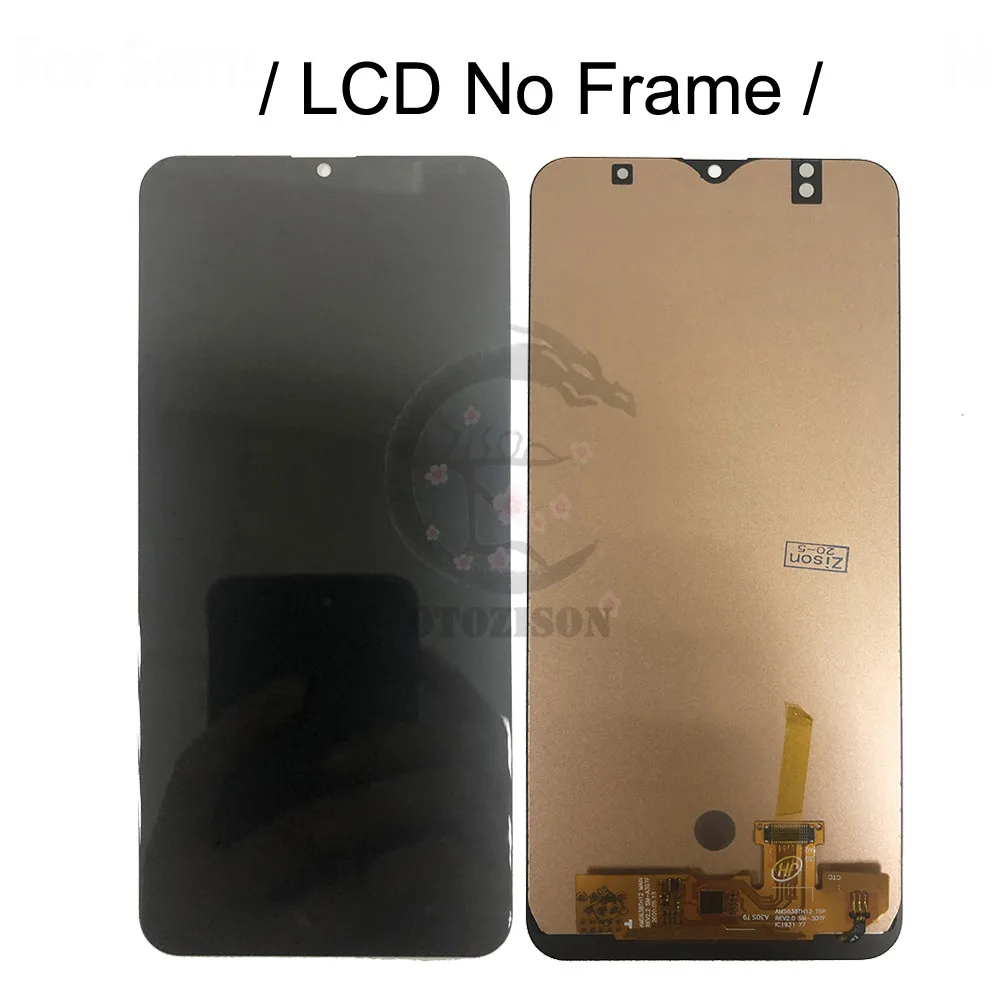 Super AMOLED A307 LCD With Frame For Samsung Galaxy A30s LCD Display SM-A307F/DS A307FN Screen Touch Digitizer Sensor Assembly