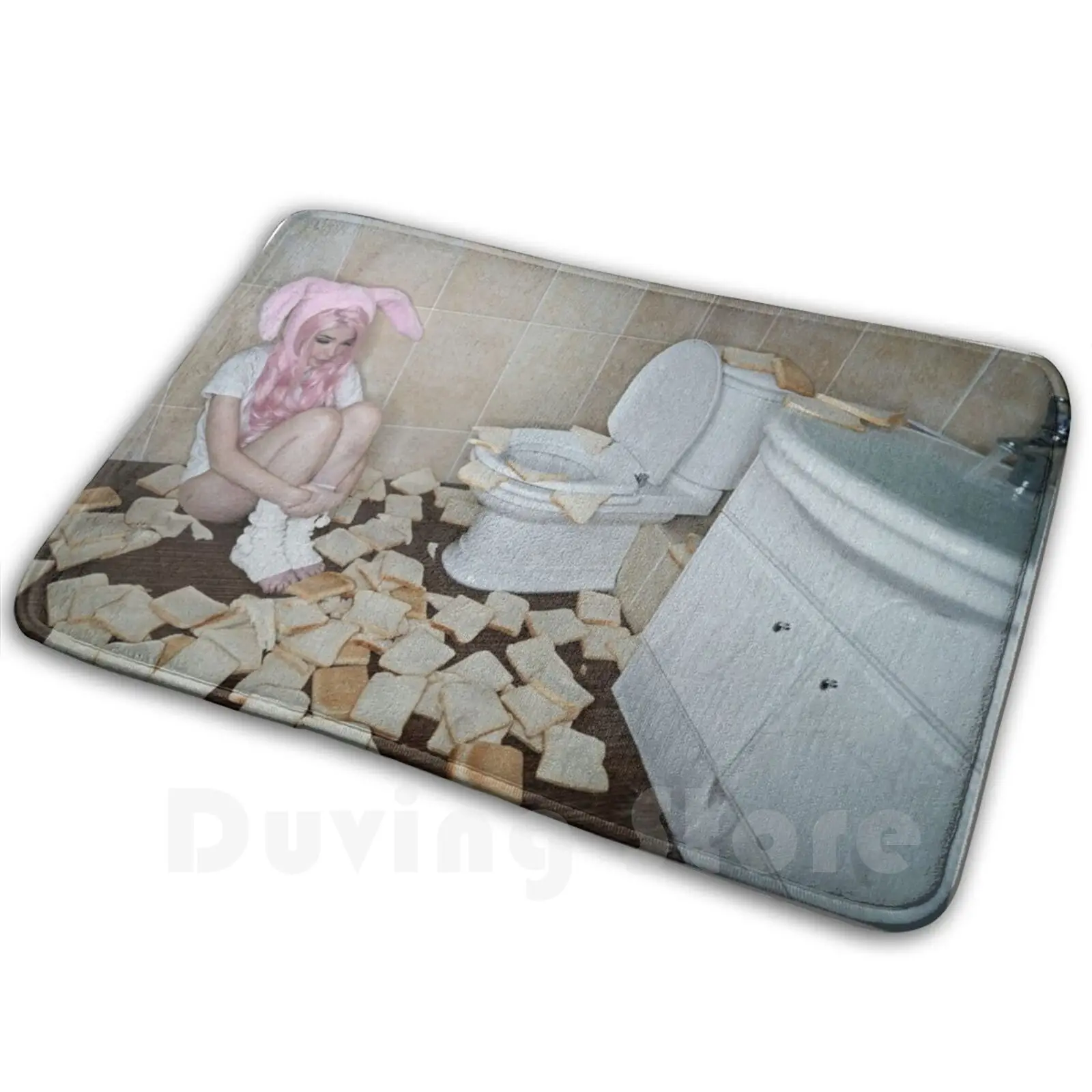 Belle Delphine Onlyfans Exclusive-Toilet Carpet Mat Rug Cushion Soft Belle Delphine Delphine Belle Anime Belle