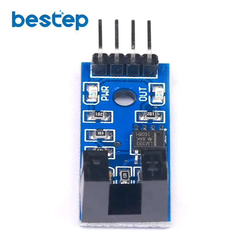 5PCS Speed Sensor Module Tacho Sensor Slot-type Optocoupler Tacho-generator Counter Module for arduino Diy Kit