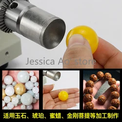 17-20mm 80Grit Coarse Sand Beads Grinding Polishing Tool Cylinder Diamond Grinding Heads Jade Beads Cutters Balls Abrasive Tools